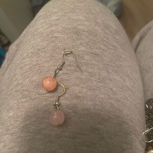 Elegant Pink Dangle Earrings